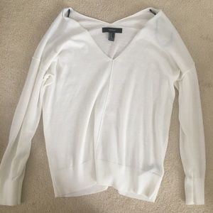 white forever 21 sweater